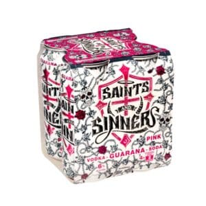 Saints and Sinners Pink Vodka, Guarana & Soda