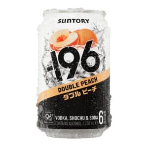 Suntory -196 Double Peach Vodka Shochu & Soda