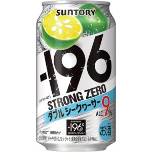 Suntory -196 Strong Zero Double Shikuwasa 9% (From Japan)