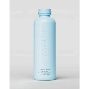 Anew Alkaline Water Reusable Plant Based Bottle Blue