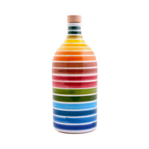 Frantoio Muraglia Ceramic Jar Extra Virgin Olive Oil Rainbow