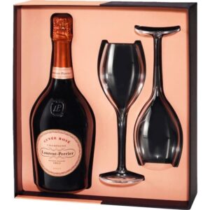 Laurent-Perrier Cuvée Rosé Champagne NV Glass Gift Pack