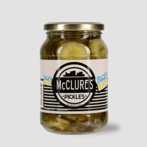 McClures Bread & Butter Crinkle Cut Pickels Jar