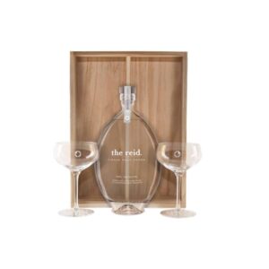 Reid Single Malt Vodka+2 Martini Glasses Set