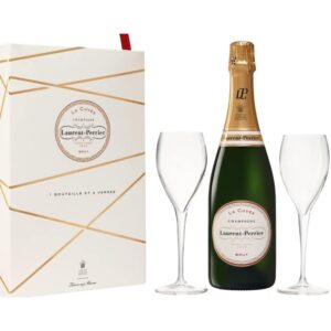Laurent-Perrier La Cuvée NV & Two Flutes Gift Set