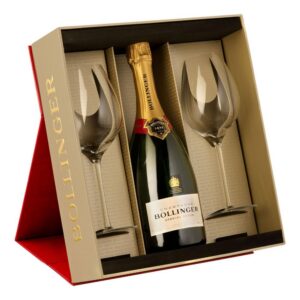 Bollinger Special Cuvée Brut Champagne & Set of Two Glasses